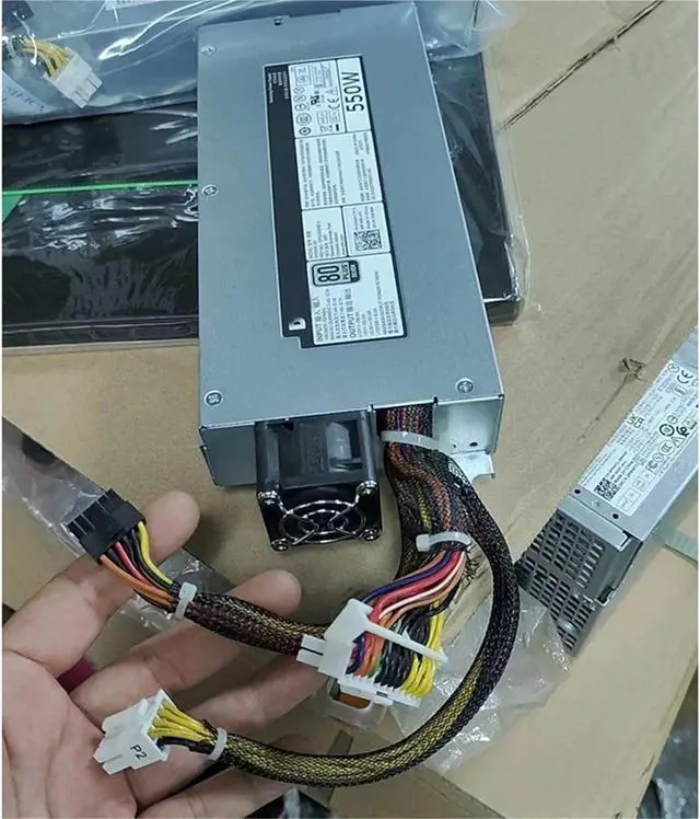Alt view image 2 of 6 - 1pc 4XX1H J6J6M AC550E-S0 DH550E-S0 for R320, R420, R520 Non-Hot Power Supply Unit 550W PSU