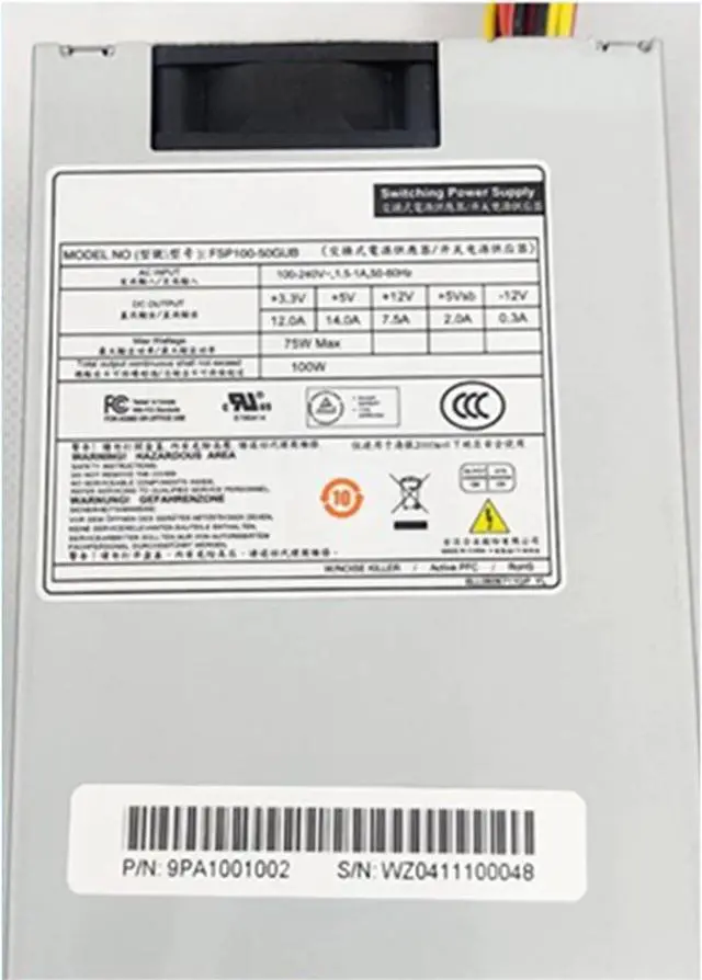 Alt view image 5 of 5 - Server Power Supply for FSP150-50GUB 150W 4Pin