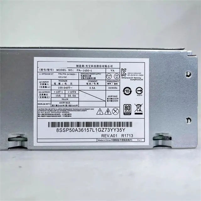 Alt view image 5 of 5 - 1pc Power Supply PSU for 510S M4000S M4000q M420 6+4+8Pin 450W High Power PA-1450-1