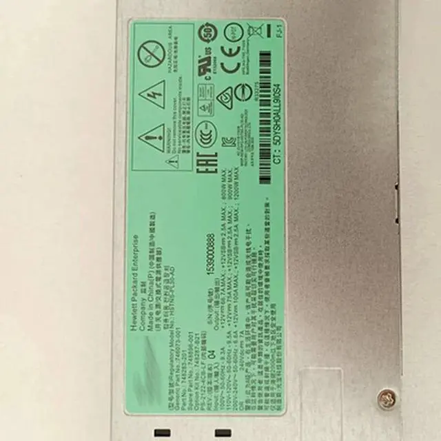 Alt view image 3 of 4 - for DL580 G9 Power Supply HSTNS-PL30-AD 748283-201 748287-B21 748896-001 1200W Test Perfect