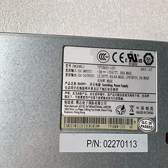 Alt view image 3 of 5 - PSU for Tecal RH2285 V2 V3 800W Power Supply TPS800-12D