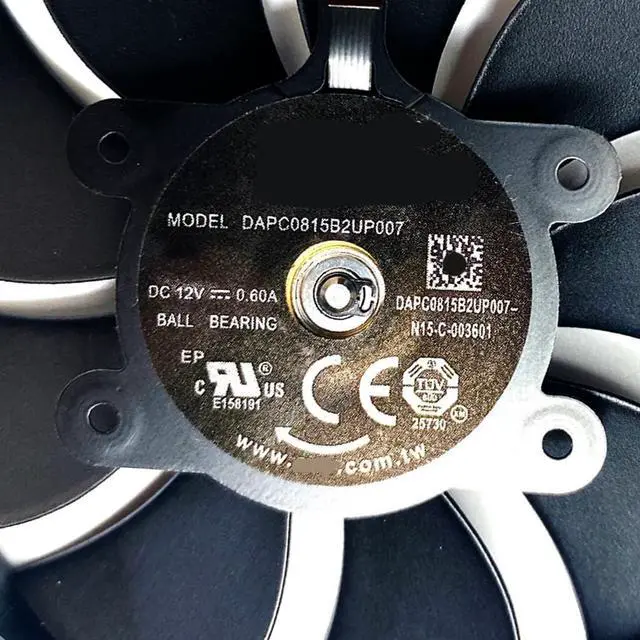 Alt view image 6 of 6 - Graphics Card Cooling Fans Suitable forNVIDIA GeForce RTX 3060 3060TI Founders Edition FE Series Desktop DAPC0815B2UP006 DAPC0815B2UP007 85mm 12V 0.6A 6Pin Video Card Cooler Fans GPU Fan (Fan-B)