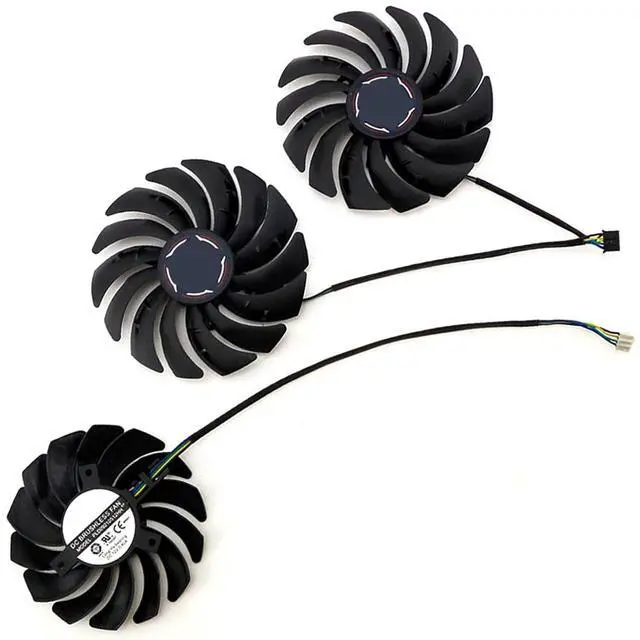 Main image of Graphics Card Cooling Fans Suitable forMSI RTX 2070S 2080 2080S 2080TI Gaming X Z Trio Series Desktop PLD09210S12HH 85MM PLD10010S12HH 95mm 12V 0.40A 4Pin Video Card Cooler Fans GPU Fan