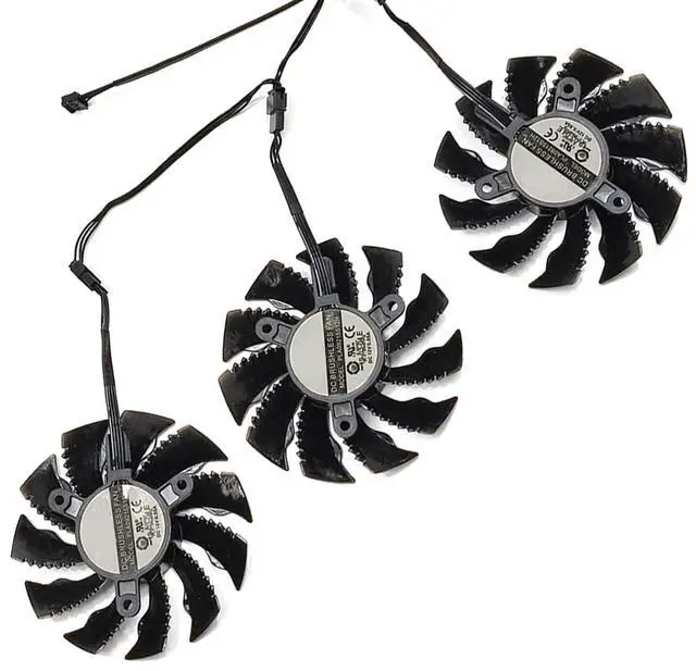 Main image of Graphics Card Cooling Fans Suitable forGigabyte GeForce RTX 3070 3070Ti Eagle RTX 3060 3060Ti Gaming Radeon RX 6500XT 6600XT 6700XT Gaming Series Desktop 75mm PLD08010S12HH 12V 0.35A 4 Pin GPU Fan