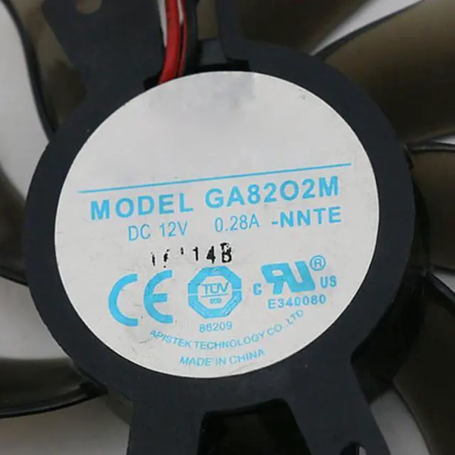 Alt view image 5 of 6 - Graphics Card Cooling Fans Suitable forGalax GeForce GTX 630 640 650 650ti 730 740 750 750TI KFA2 Series Desktop GA82O2M 75mm 12V 0.28A 4Pin 2Wires Video Card Cooler Fans GPU Fan