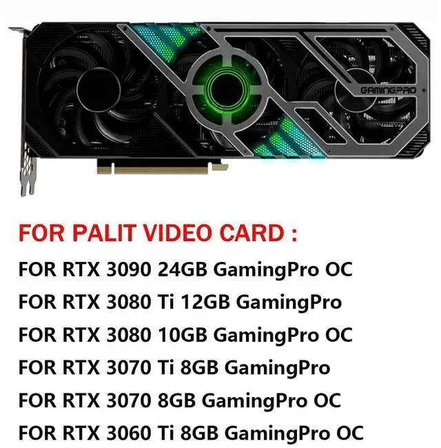 Alt view image 3 of 6 - Graphics Card Cooling Fans Suitable forPalit RTX 3060ti 3070 3070TI 3080 3080TI 3090 GamingPro OC Series Desktop 82mm TH8015S2H-PC001 FD8015U12D 12V 0.45A 4Pin Video Card Cooler Fans GPU Fan
