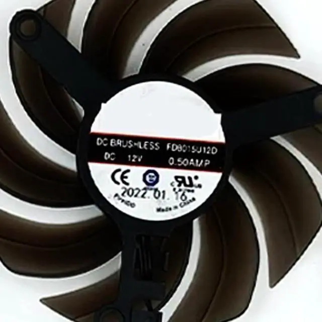 Alt view image 5 of 6 - Graphics Card Cooling Fans Suitable forPalit RTX 3060ti 3070 3070TI 3080 3080TI 3090 GamingPro OC Series Desktop 82mm TH8015S2H-PC001 FD8015U12D 12V 0.45A 4Pin Video Card Cooler Fans GPU Fan