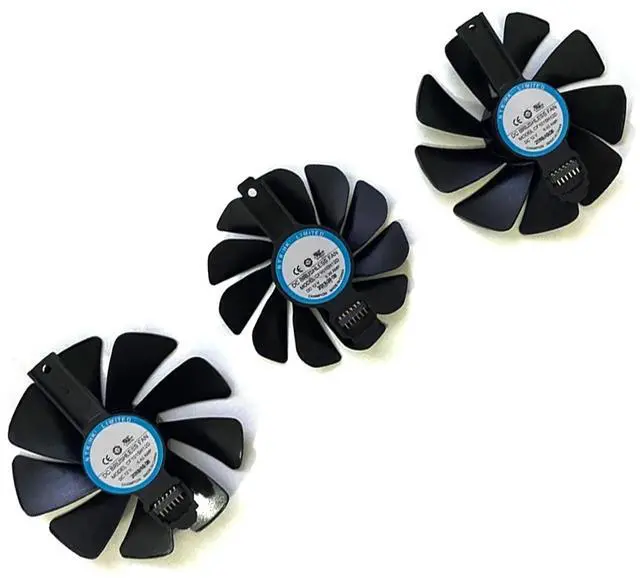 Main image of Graphics Card Cooling Fans Suitable for Sapphire RX 5700 5700XT Nitro+ Special Edition D6 OC Series 95mm 85mm FD10015M12D FDC10H12D9-C 12V 0.45/0.35A 6PIN Desktop Video Card Cooler Fans GPU Fan