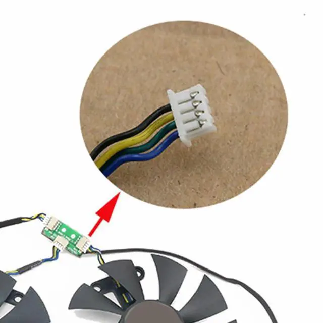 Alt view image 3 of 6 - Graphics Card Cooling Fans Suitable forZOTAC GTX 970 980 980Ti Titan X AMP ArcticStorm Series Desktop 87mm GA91S2H 12V 0.35A 4Pin Video Card Cooler Fans GPU Fan