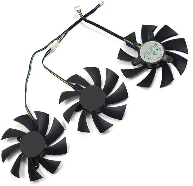 Main image of Graphics Card Cooling Fans Suitable for ZOTAC RTX 2060 2060S 2070 2070S 2080 2080S 2080TI AMP Extreme Series Desktop 85mm GA92S2U 12V 0.46A 4Pin Video Card Cooler Fans GPU Fan