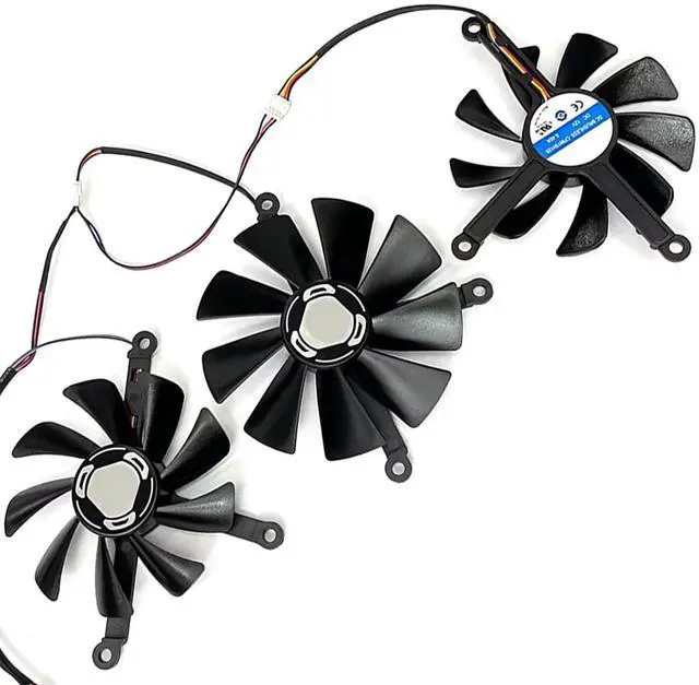 Main image of Graphics Card Cooling Fans Suitable forXFX Radeon RX 5700 5700XT 5600XT Thicc Series Desktop 85mm CF9015U12S CF1015U12S 12V 0.45A 4Pin Video Card Cooler Fans GPU Fan