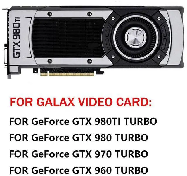 Alt view image 3 of 6 - Graphics Card Cooling Fans Suitable forGalax GeForce GTX 960 970 980 980TI Turbo Series Desktop BFB0712HF 66mm 12V 1.8A 4Pin Video Card Cooler Fans GPU Fan