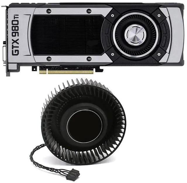 Alt view image 2 of 6 - Graphics Card Cooling Fans Suitable forGalax GeForce GTX 960 970 980 980TI Turbo Series Desktop BFB0712HF 66mm 12V 1.8A 4Pin Video Card Cooler Fans GPU Fan