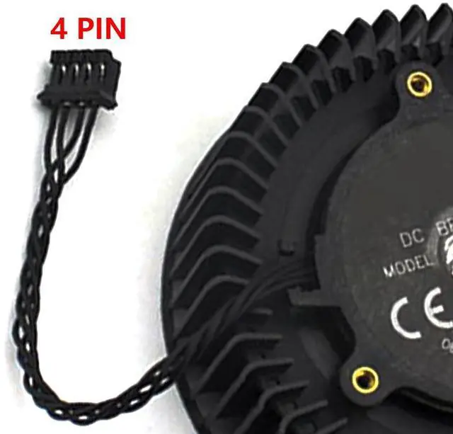 Alt view image 6 of 6 - Graphics Card Cooling Fans Suitable forGalax GeForce GTX 960 970 980 980TI Turbo Series Desktop BFB0712HF 66mm 12V 1.8A 4Pin Video Card Cooler Fans GPU Fan
