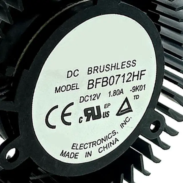 Alt view image 5 of 6 - Graphics Card Cooling Fans Replacement forZOTAC GTX 480 490 780 780TI 970 980 660Ti 670Ti 760 760Ti 770 950 960 Turbo Series BFB0712HF 66mm 12V 1.8A 4Pin Video Card Cooler Fans GPU Fan