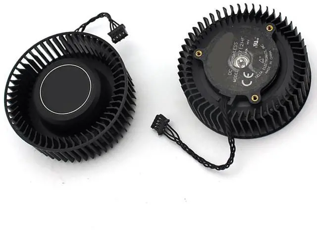 Alt view image 6 of 6 - Graphics Card Cooling Fans Suitable forGalax GeForce GTX 1060 1070 1080 1080TI Turbo Series Desktop BFB0712HF 66mm 12V 1.8A 4Pin Video Card Cooler Fans GPU Fan