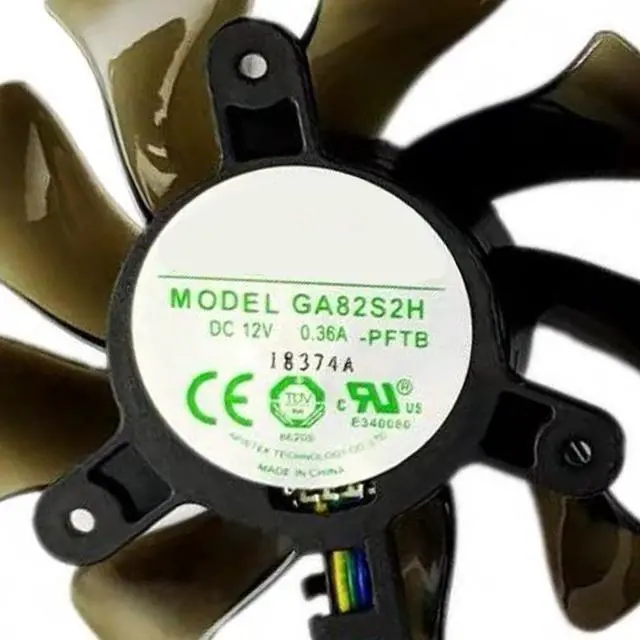 Alt view image 5 of 6 - 3pcs/ lot Graphics Card Cooling Fans Suitable forGalax GeForce RTX 2070 2080 2080TI SG Edition Series Desktop GA82S2H 75mm 12V 0.36A 4Pin Video Card Cooler Fans GPU Fan (3PCS)