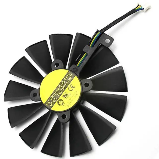 Main image of Graphics Card Cooling Fans Suitable forASUS ROG Strix RX 470 570 Gaming ROG Strix GTX 1050 1050Ti Gaming Dual RX 580 Series Desktop PLD10010S12H 95mm 12V 0.25A 4Pin GPU Fan (Fan-A)