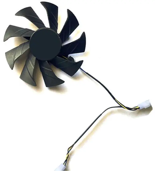 Alt view image 6 of 6 - Graphics Card Cooling Fans Suitable forZOTAC GTX 1060 1070 D5 X Gaming OC M3 Series Desktop CFM10012H12SPA 87mm 12V 4Pin Video Card Cooler Fans GPU Fan (Fan-B)