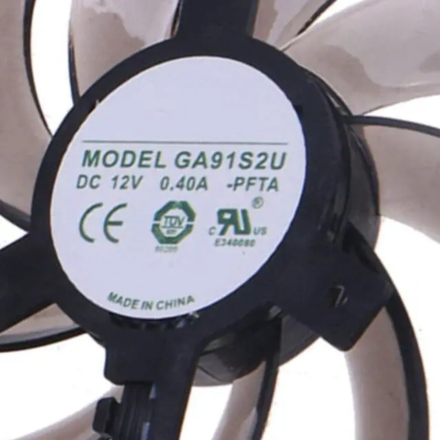 Alt view image 5 of 6 - Graphics Card Cooling Fans Suitable forPNY forPalit RTX 2060 2060S 2070 GTX 1660 1660Ti 1660S Dual Fan Series Desktop GA91S2U 85mm 12V 0.40A 4Pin Video Card Cooler Fans GPU Fan (2PCS)