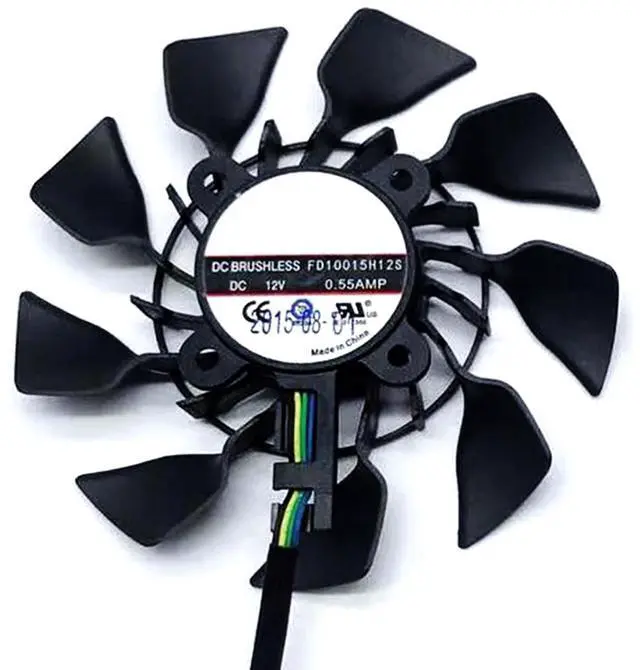 Main image of Graphics Card Cooling Fans Suitable forASUS GTX 780 780TI 970 980 R9 280 280X 290 290X 390X Matrix Series Desktop FD10015H12S 95mm 12V 0.55A 5Pin Video Card Cooler Fans GPU Fan (Fan-B)