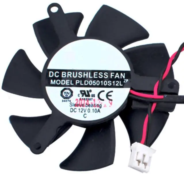 Main image of Graphics Card Cooling Fans Suitable forGigabyte GT 1030 GT 730 forZOTAC GT 210 220 N9500 N8600GT forMSI GTX 720 GT 1030 N720 Series Desktop PLD05010S12L 47mm 12V 0.1A 2Pin