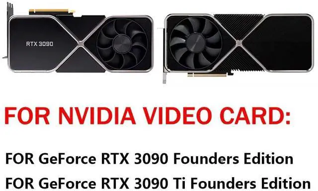 Alt view image 3 of 6 - Graphics Card Cooling Fans Suitable forNVIDIA GeForce RTX 3090 3090TI FE Founders Edition Series Desktop 110MM AFB1112HD-00 DAPA1115B2UP001 12V 0.6A 0.9A 6PIN Video Card Cooler Fans GPU Fan (Fan-A)