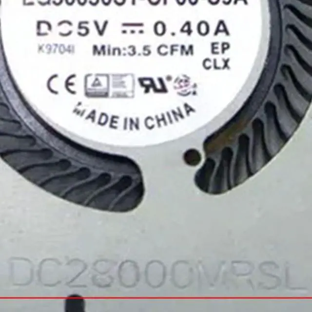 Alt view image 4 of 6 - CPU Cooling Fans Suitable forDELL Latitude 5400 Series Fit for Integrate Graphics Laptop Cooler Fan EG50050S1-CF00-S9A 0MXH2W DC28000MRSL 5V 0.4A 4PIN
