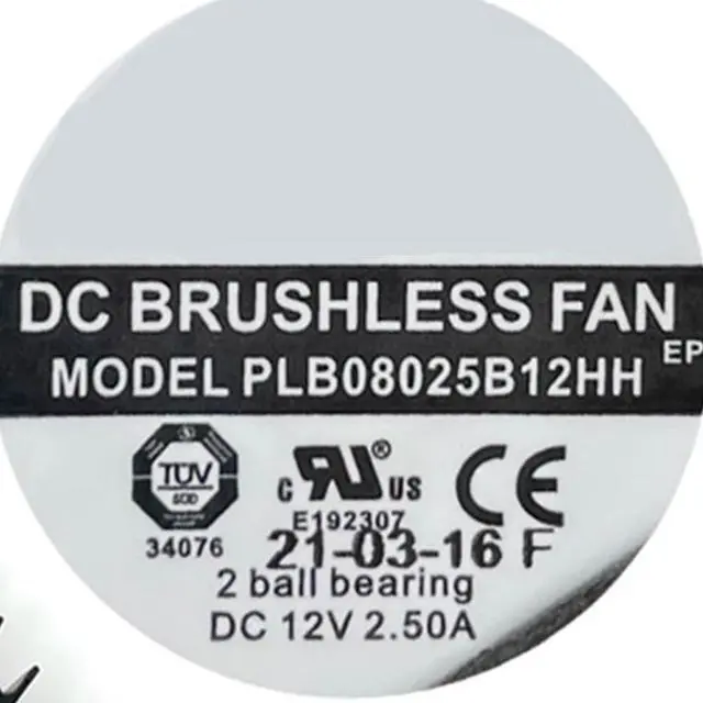 Alt view image 6 of 6 - Graphics Card Cooling Fans Suitable forMSI RTX 3080 3090 AERO Turbo Series Desktop PLB08025B12HH 80mm 12V 2.50A 4Pin Video Card Cooler Fans GPU Fan