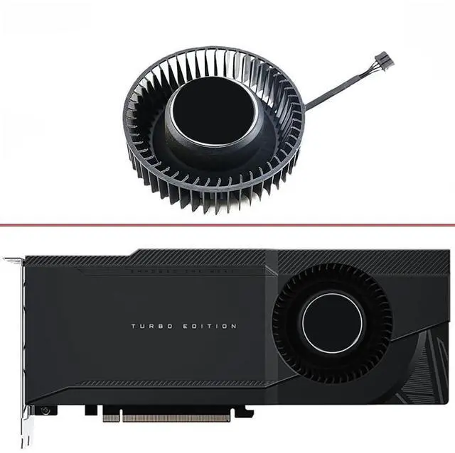 Alt view image 2 of 6 - Graphics Card Cooling Fans Suitable forGigabyte RTX 3090 3080TI 3080 Turbo Series Desktop PLB08025B12HH 80mm 12V 2.50A 4 Pin Video Card Cooler Fans GPU Fan