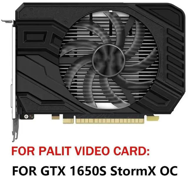 Alt view image 3 of 6 - Graphics Card Cooling Fans Suitable forPalit GTX 1650S StormX OC Series Desktop TH1012S2H-PAA01 95MM 12V 0.45A 2PIN Video Card Cooler Fans GPU Fan