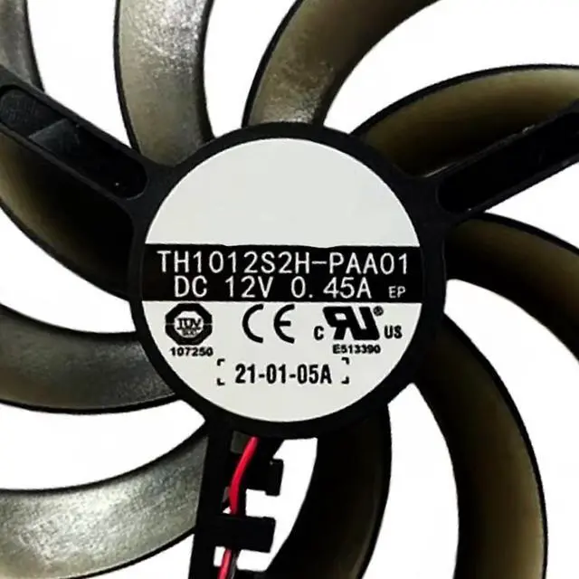 Alt view image 5 of 6 - Graphics Card Cooling Fans Suitable forPalit GTX 1650S StormX OC Series Desktop TH1012S2H-PAA01 95MM 12V 0.45A 2PIN Video Card Cooler Fans GPU Fan