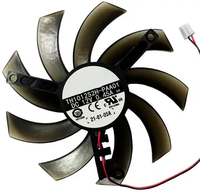 Main image of Graphics Card Cooling Fans Suitable forPalit GTX 1650S StormX OC Series Desktop TH1012S2H-PAA01 95MM 12V 0.45A 2PIN Video Card Cooler Fans GPU Fan