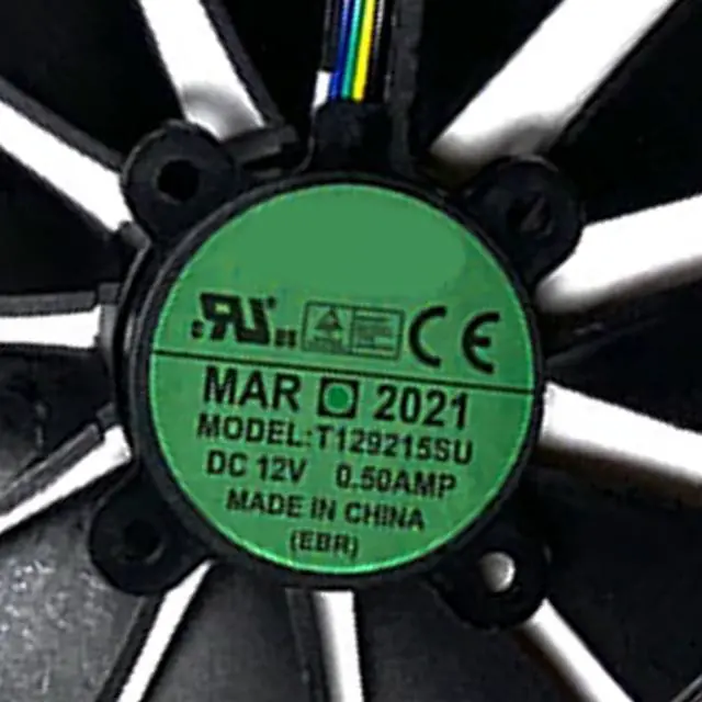 Alt view image 6 of 6 - Graphics Card Cooling Fans Replacement forASUS ROG Strix GTX 1060 1070 1070Ti 1080 1080Ti RX VEGA56 VEGA64 480 580 FURY390 390X Series T129215SU/SM 87mm 12V 0.5A 6Pin GPU Fan (Fan-A)