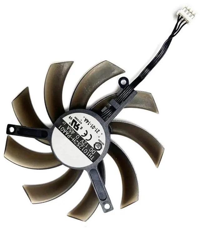 Alt view image 6 of 6 - Graphics Card Cooling Fans Suitable forPalit GTX 1660 1660S 1660Ti RTX 2060 StormX OC Series Desktop TH1012S2H-PAA01 95MM 12V 0.45A 4PIN Video Card Cooler Fans GPU Fan