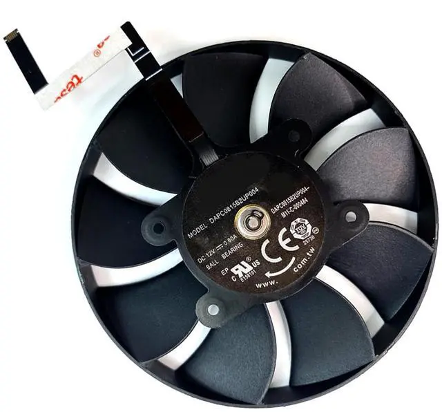 Main image of Graphics Card Cooling Fans Suitable for NVIDIA GeForce RTX 3070 Founders Edition FE Series Desktop DAPC0815B2UP004 DAPC0815B2UP005 85mm 12V 0.6A 6Pin Video Card Cooler Fans GPU Fan (Fan-A)