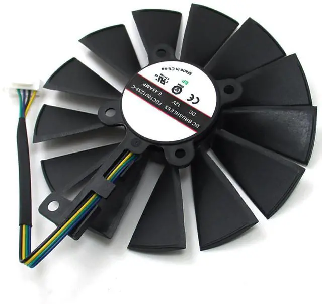 Main image of Graphics Card Cooling Fans Suitable for ASUS Phoenix GTX 1650S 1660 1660S 1660Ti RTX 2060 Series Desktop FDC10M12D9-C 12V 0.25A 95mm 6Pin 4Wire Video Card Cooler Fans GPU Fan