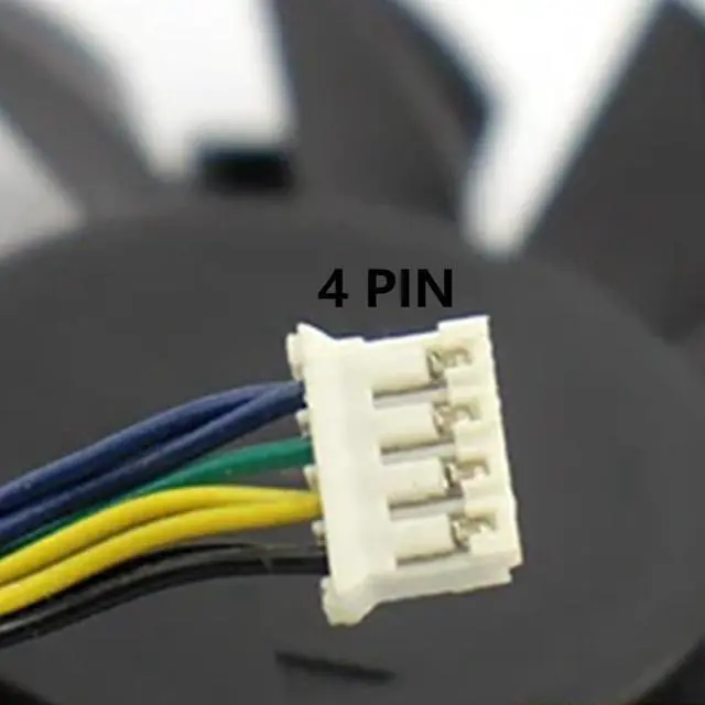 Alt view image 6 of 6 - Graphics Card Cooling Fans Suitable forMSI GTX 650TI 660 660TI 670 N650TI N660 N660TI N670 Hawk HD 6950 7950 7970 R6950 R7950 R7970 Frozr III Series Desktop PLD08010S12HH 75mm 12V 0.35A 4Pin