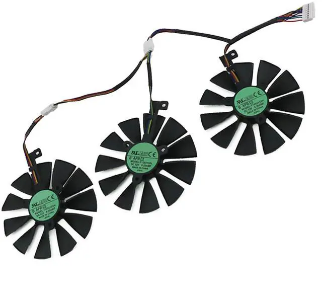 Main image of Graphics Card Cooling Fan Replacement for ASUS ROG Strix RTX 2060 2060 Super 2070 Gaming Series 87mm T129215SH T129215SL 12V 0.50A 7Pin Video Card Cooler Fans GPU Fan