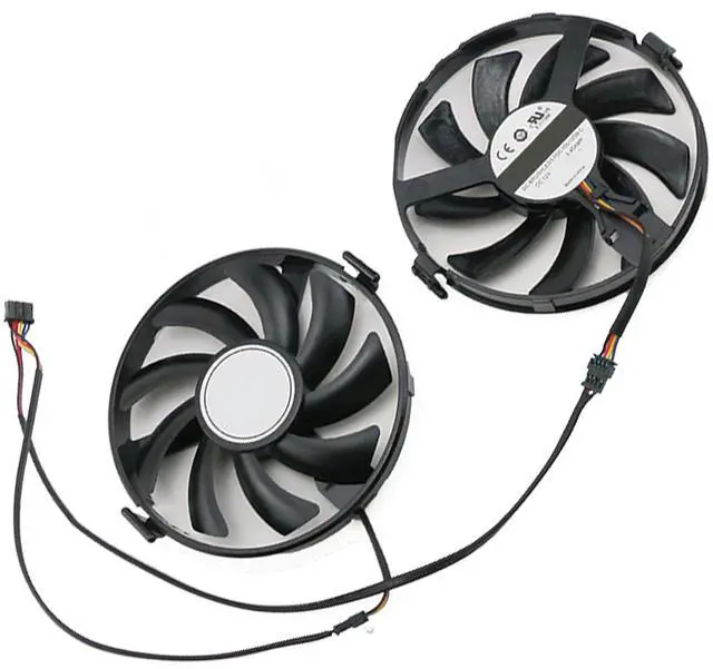 Main image of Graphics Card Cooling Fans Suitable for XFX R7 350 360 370 R9 380 370X 380X RX 460 560 Series Desktop FDC10U12S9-C 93mm 12V 0.45A 4Pin Video Card Cooler Fans GPU Fan