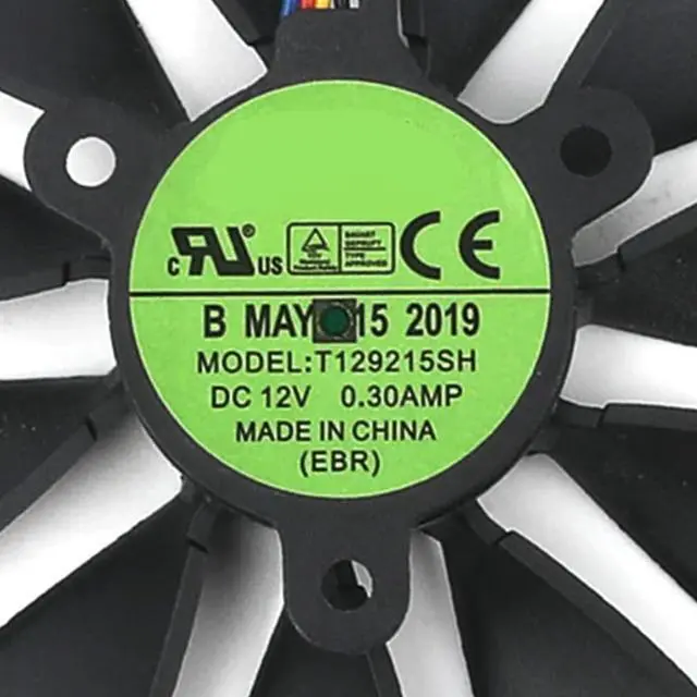 Alt view image 5 of 6 - Graphics Card Cooling Fan Replacement forASUS ROG Strix RTX 2060 2060 Super 2070 Gaming Series T129215SH T129215SL 87mm 12V 0.50A 7Pin Video Card Cooler Fans GPU Fan (Fan-A)