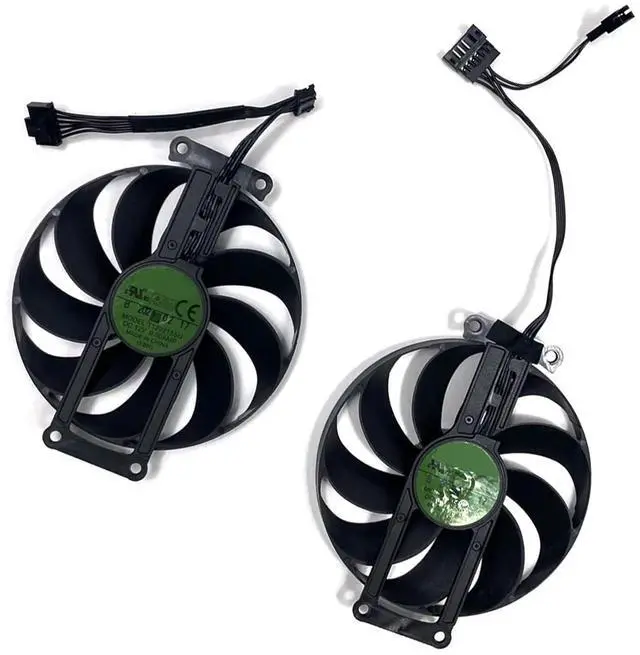 Main image of Graphics Card Cooling Fan Replacement for ASUS GTX1660Ti Dual EVO GTX1660 GTX1660 Super OC Gaming RTX 3060 3060Ti Mini Dual RTX 2060 2070Ti Series 90MM T129215SU 12V 6PIN 0.5A Video Card Fans (2PCS)