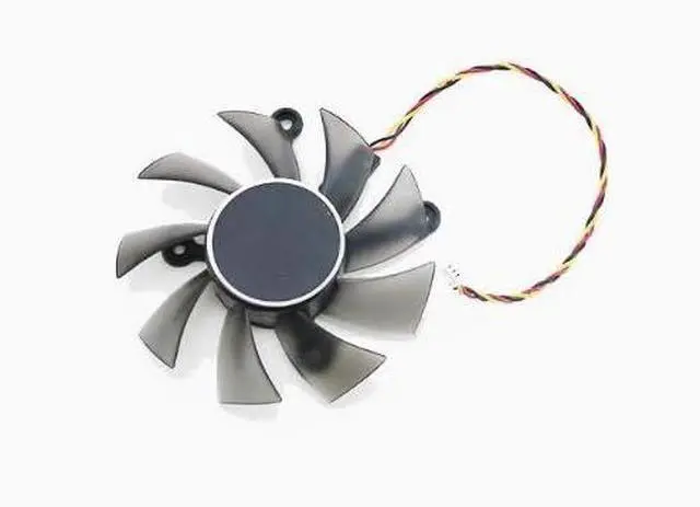 Main image of for GTS250 HD4870 GTX550TI 750 460 560 6670 6850 7770 7850 Graphics Card Cooling Fan DC12V 0.32A 3-Line R128015BH