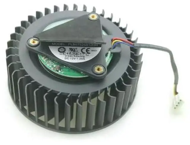 Main image of PLB07525B12HH DC12V 1.20A 75mm for RX Vega 56 64 AIR Boost 8G OC Graphics Card Cooling Fan 4Wire 4Pin