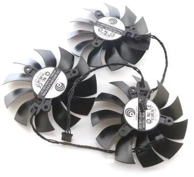 Main image of 1Pair PLA09215B12H 12V 0.55A 88mm 4Pin VGA Fan for GTX1080 GTX 1080TI FTW3 DT Gaming Graphics Card Cooling Fan