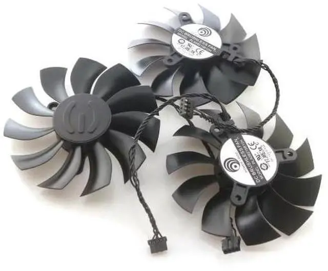 Alt view image 2 of 2 - 1Pair PLA09215B12H 12V 0.55A 88mm 4Pin VGA Fan for GTX1080 GTX 1080TI FTW3 DT Gaming Graphics Card Cooling Fan