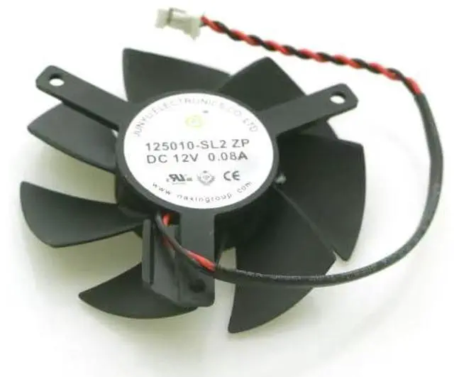 Main image of 125010-SL2 ZP HA5010M12F-Z 12V 0.08A 47mm g5005 gt705 GT720 GT730 HD7750 HD8570 Graphics Card Cooler Fan 2Pin