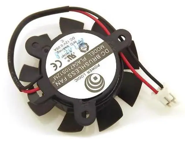 Main image of PLA04710S12L PLA04710S12M DC12V 0.09A 37mm 25x25x25mm 4010 Graphics Card Cooling Fan 2Pin