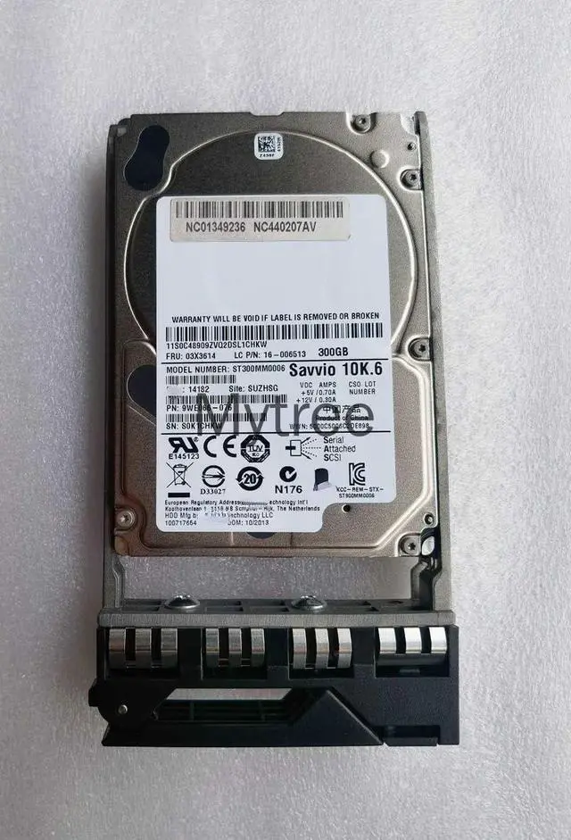 Main image of (NOT FOR HOME PC!) ForLenovo 2.5 inch 300G hard drive 10K6 SAS 03X3614 ST300MM0006 16-006513