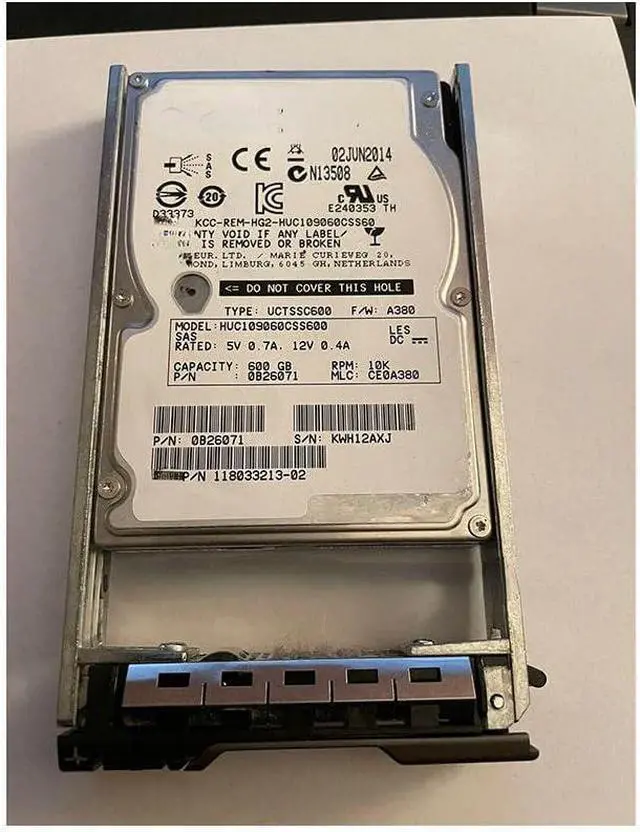 Main image of (NOT FOR HOME PC!) for 0B26040 HUC109060CSS600 600G 10K SAS 2.5 6GB Server Hard Drive